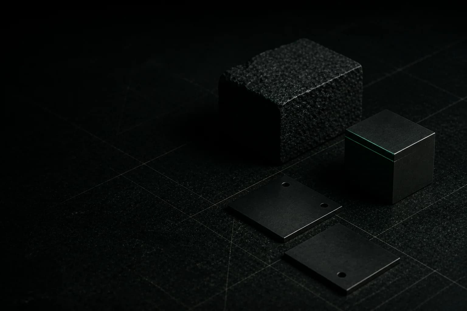 Una pieza de basalto que se transforma en un producto digital preciso