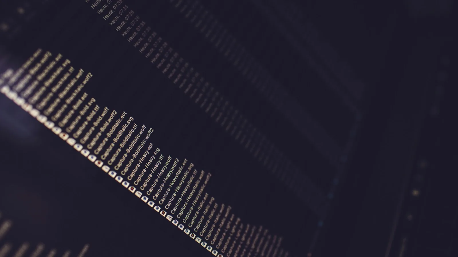 Una onda de sonido representada en una pantalla oscura